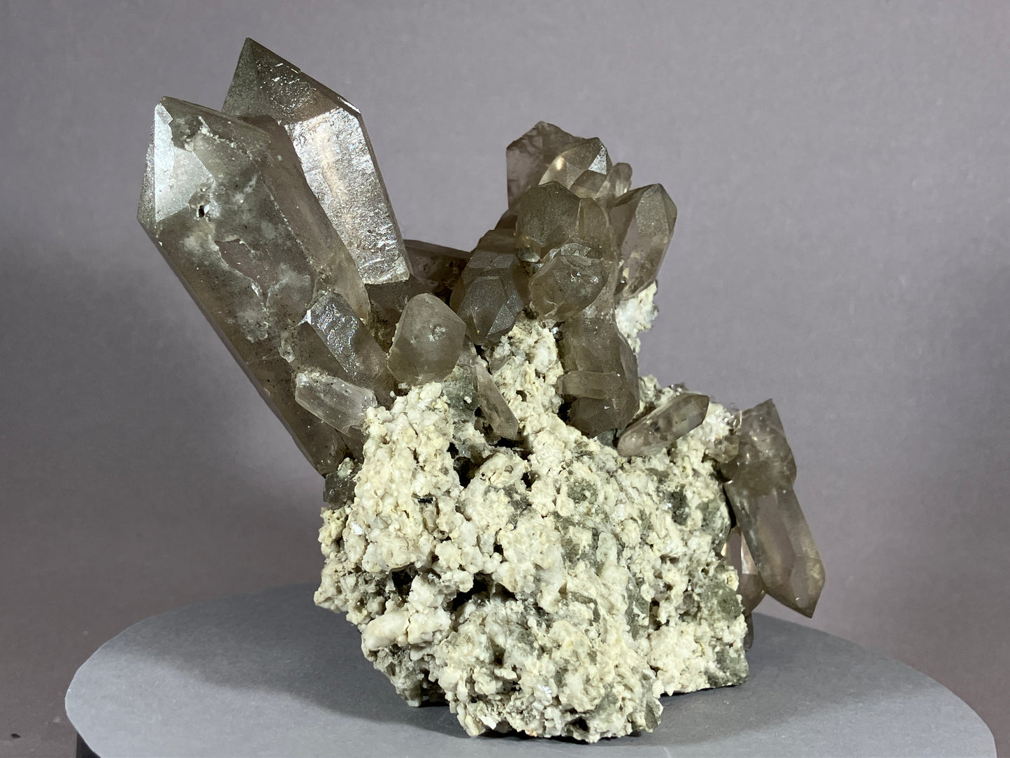 Rauchquarz - Val Giuv/Schweiz ca. 12x10cm