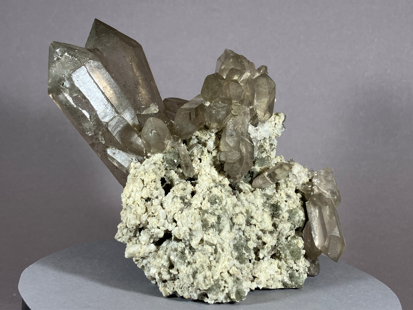 Rauchquarz - Val Giuv/Schweiz ca. 12x10cm