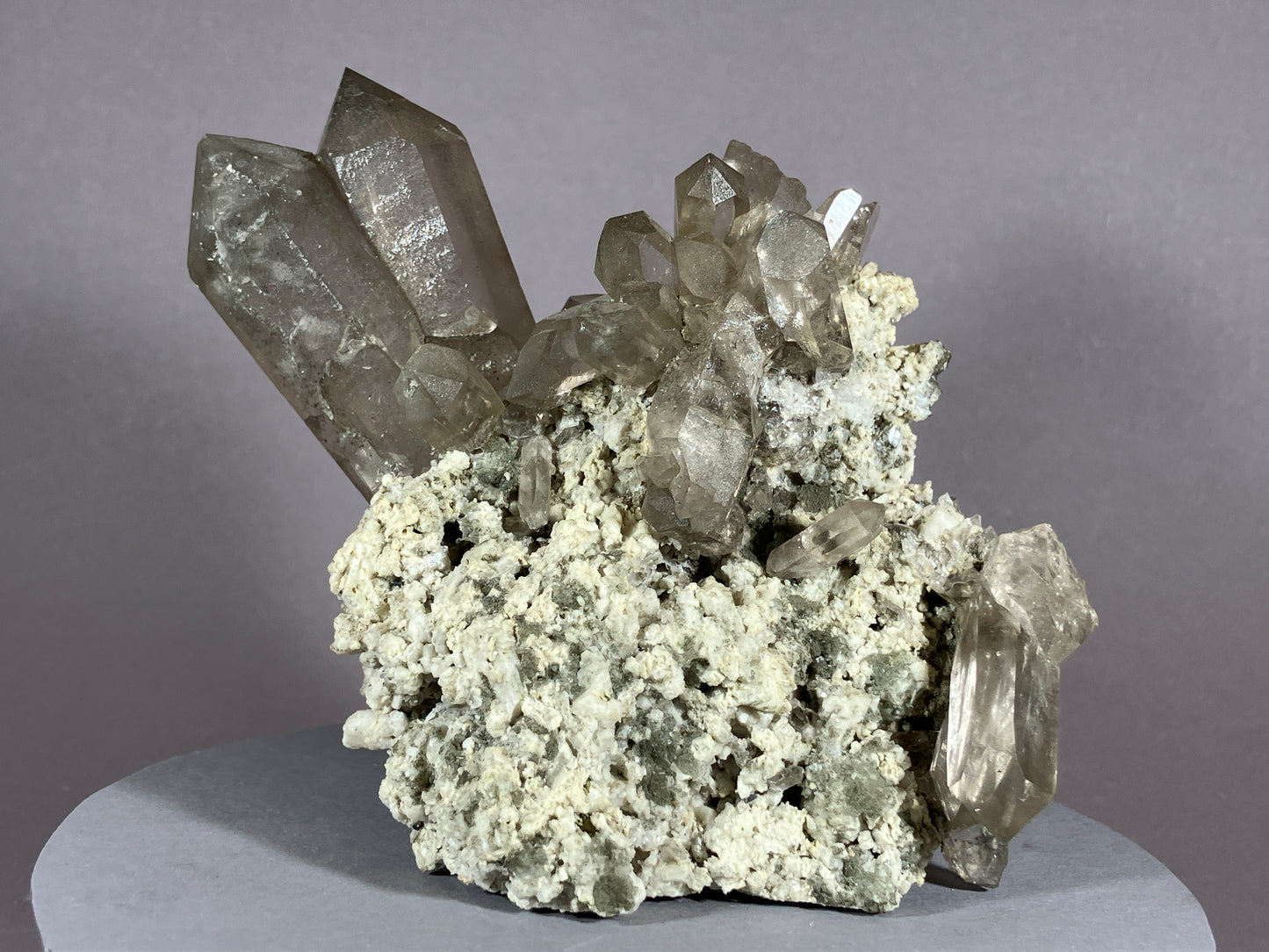 Rauchquarz - Val Giuv/Schweiz ca. 12x10cm