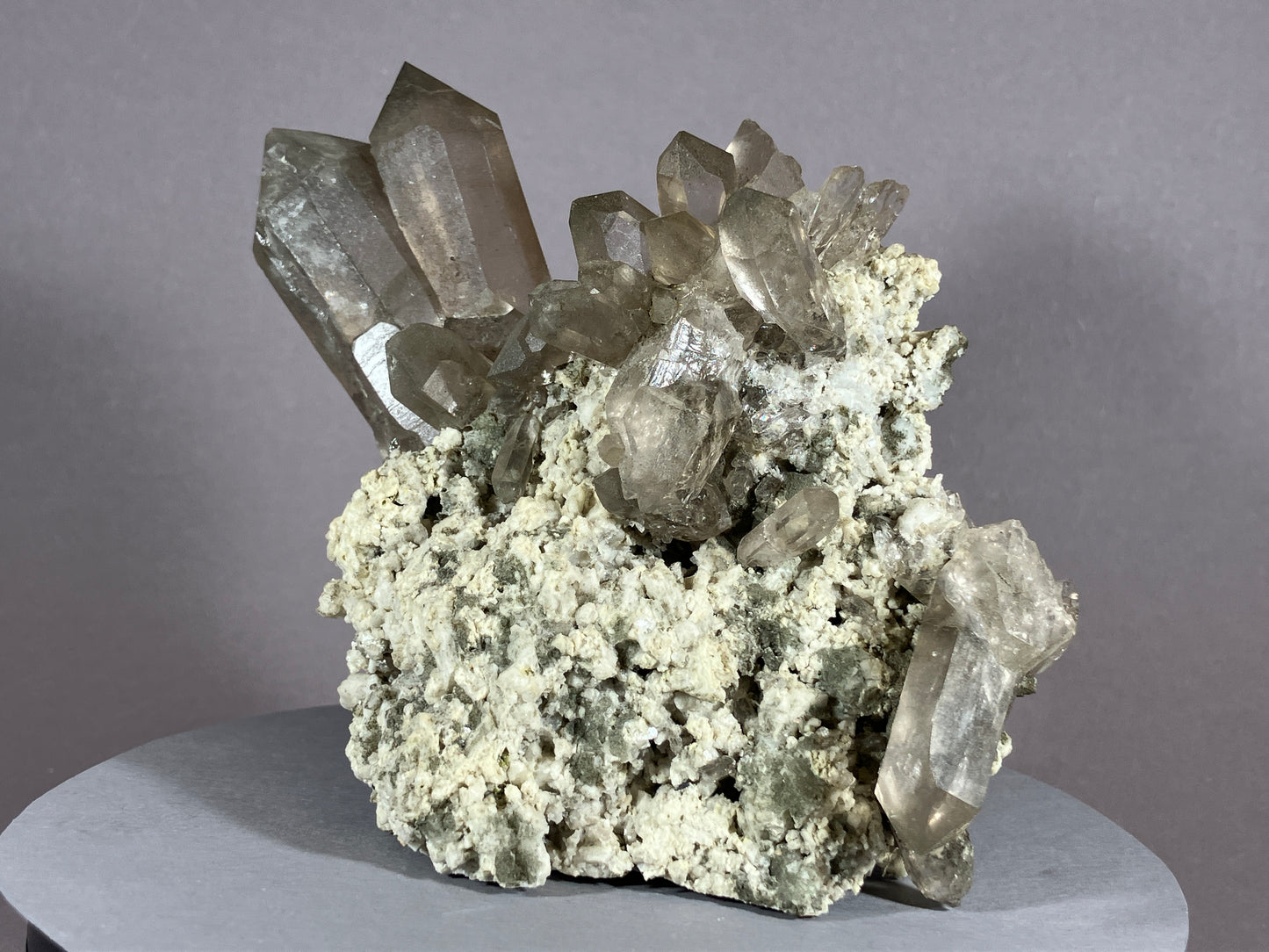 Rauchquarz - Val Giuv/Schweiz ca. 12x10cm