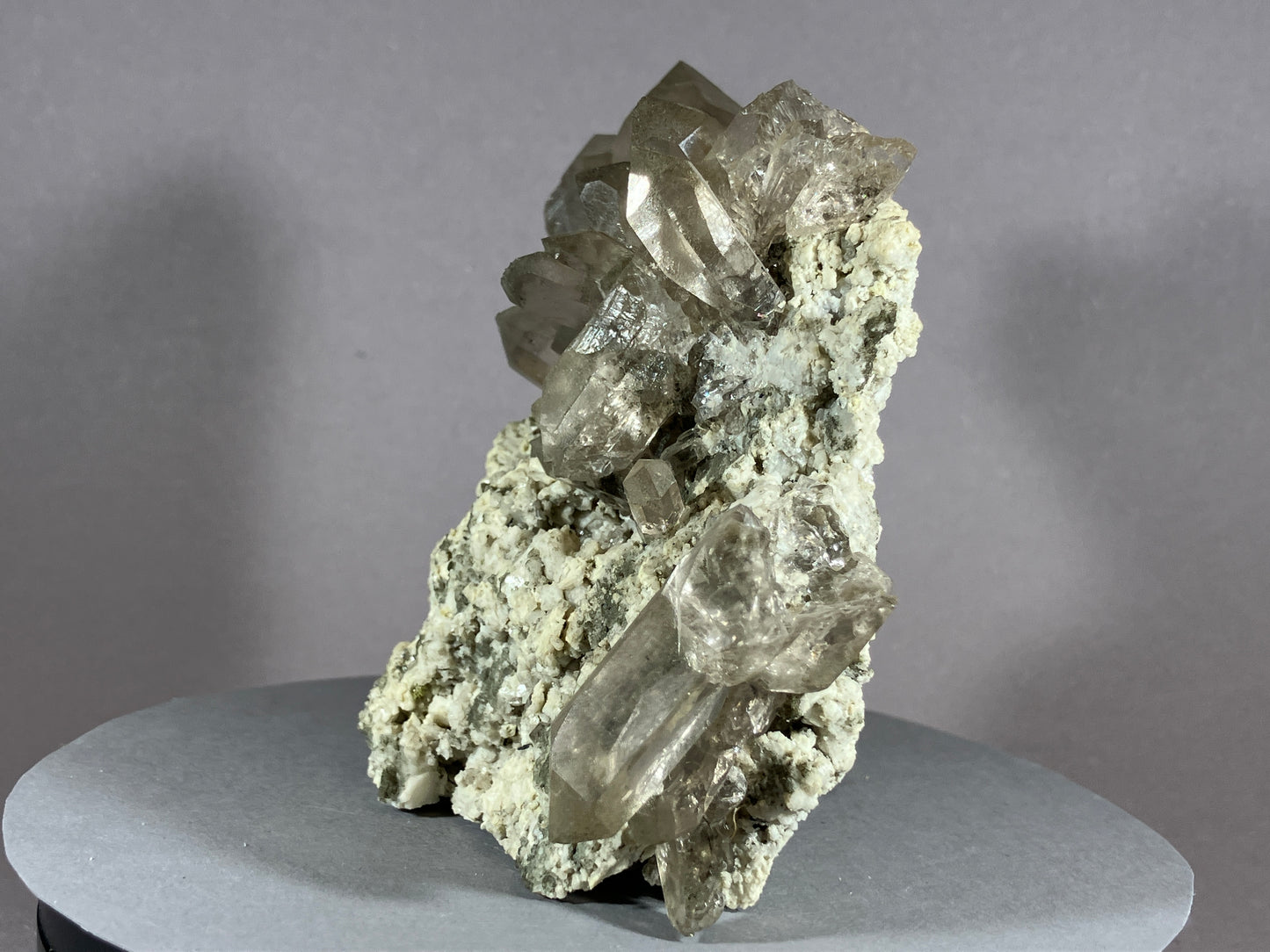 Rauchquarz - Val Giuv/Schweiz ca. 12x10cm