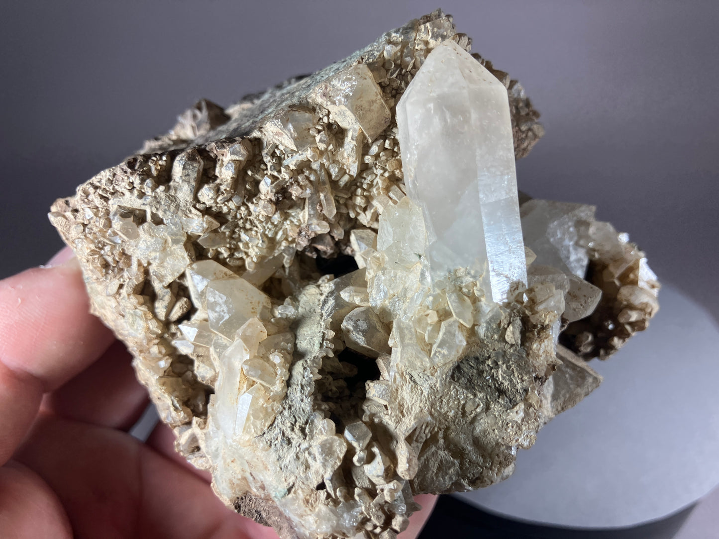 Bergkristall - Pfunds/Tirol ca. 8x6cm
