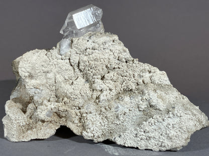 Bergkristall/Fadenquarz - Pfunds/Tirol ca. 9x5,5cm