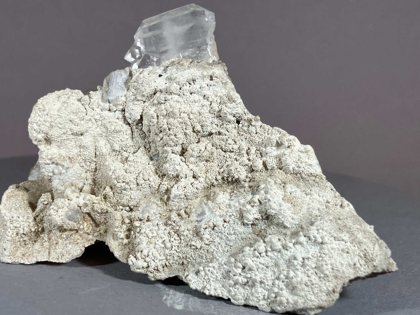 Bergkristall/Fadenquarz - Pfunds/Tirol ca. 9x5,5cm