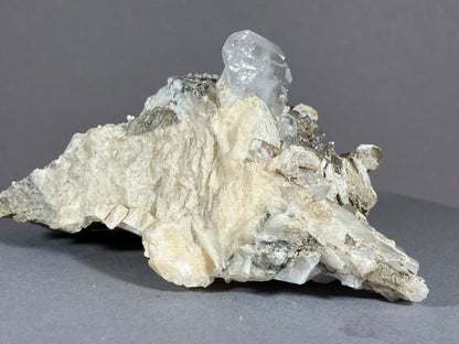 Bergkristall/Fadenquarz - Pfunds/Tirol ca. 9x5,5cm