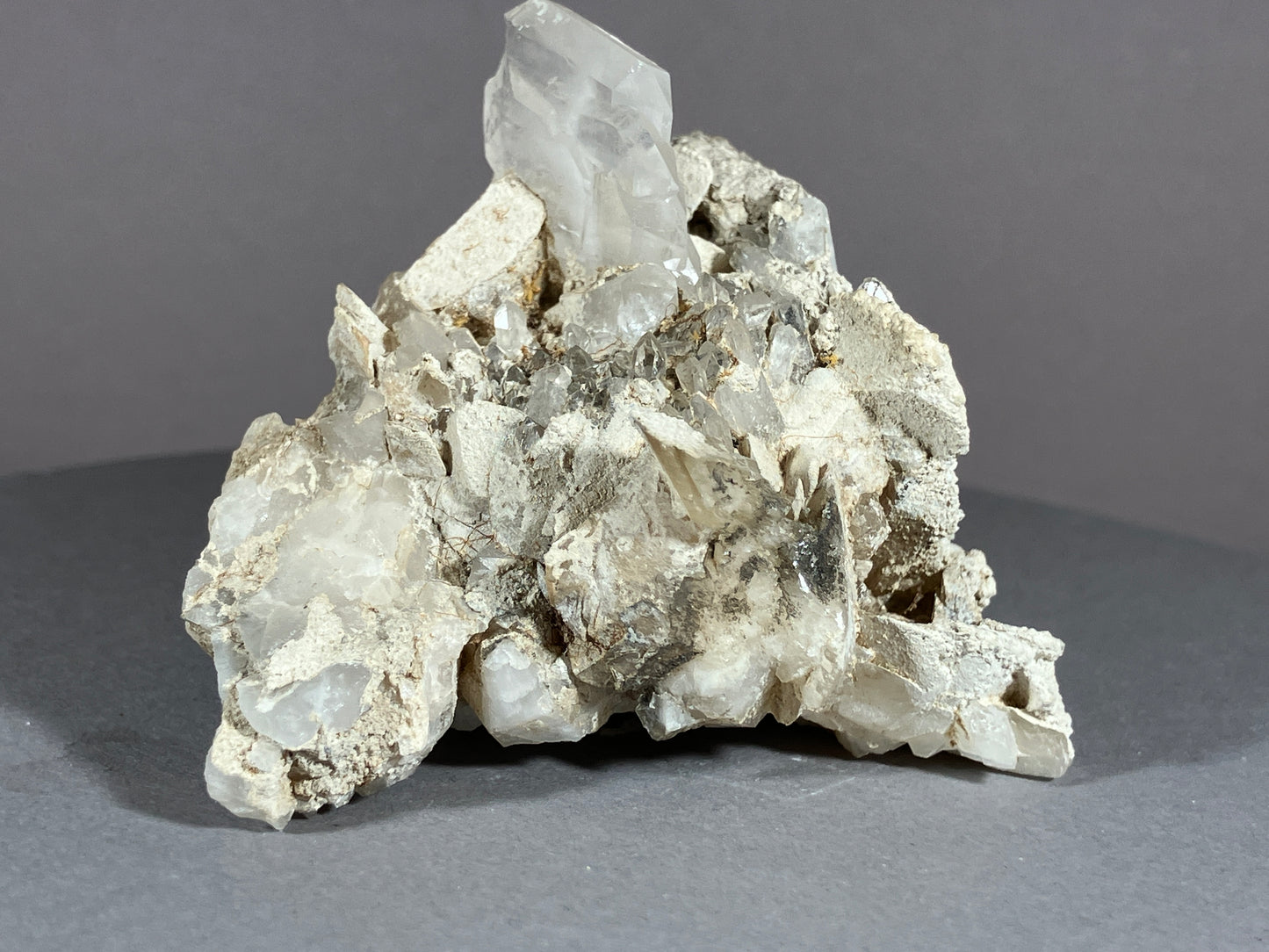 Bergkristall/Fadenquarz - Pfunds/Tirol ca. 9x5,5cm
