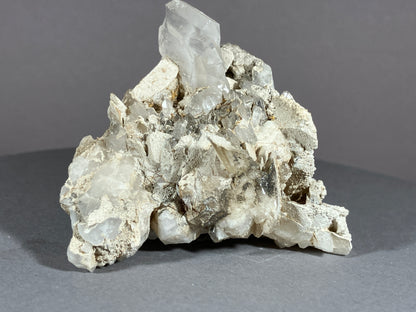 Bergkristall/Fadenquarz - Pfunds/Tirol ca. 9x5,5cm