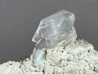 Bergkristall/Fadenquarz - Pfunds/Tirol ca. 9x5,5cm