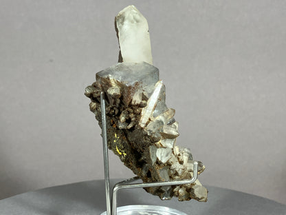 Fluorit/Bergkristall - Hunan/China ca. 7x4,5cm