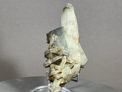 Fluorit/Bergkristall - Hunan/China ca. 7x4,5cm