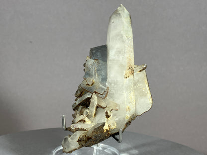 Fluorit/Bergkristall - Hunan/China ca. 7x4,5cm