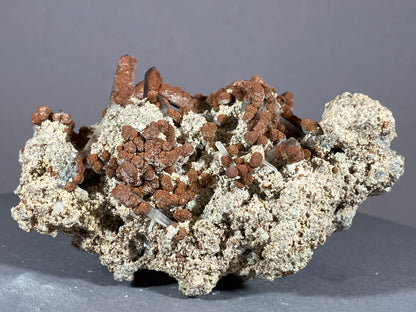 Bergkristall/Spherosiderit - Maramures/Rumänien ca. 8x5cm