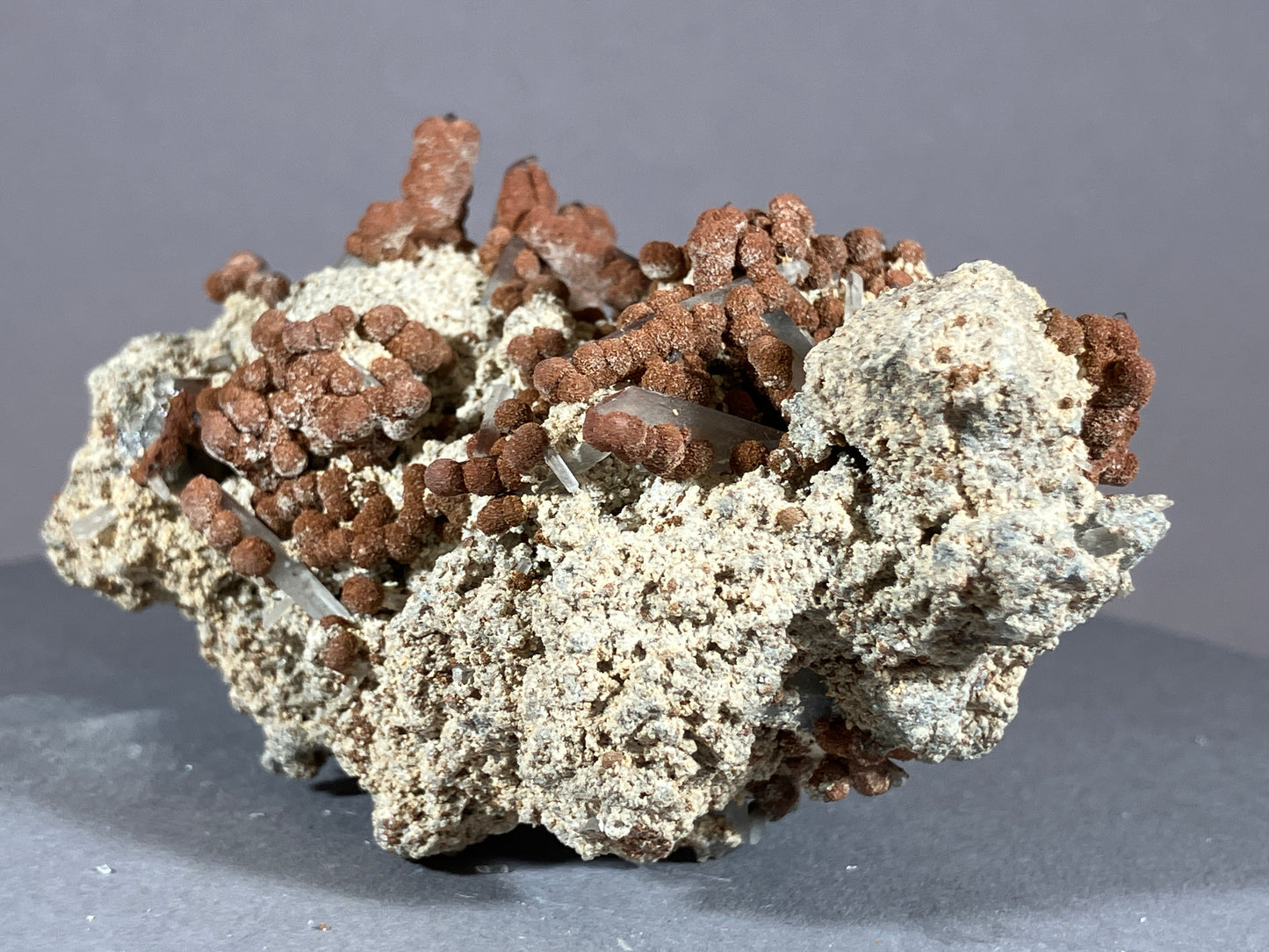 Bergkristall/Spherosiderit - Maramures/Rumänien ca. 8x5cm