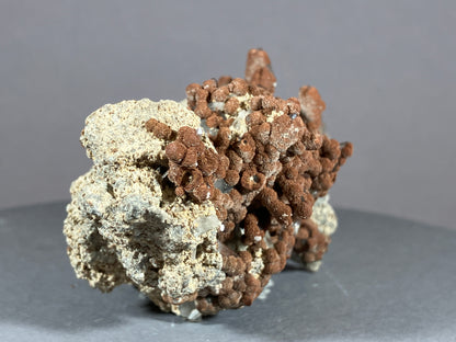 Bergkristall/Spherosiderit - Maramures/Rumänien ca. 8x5cm