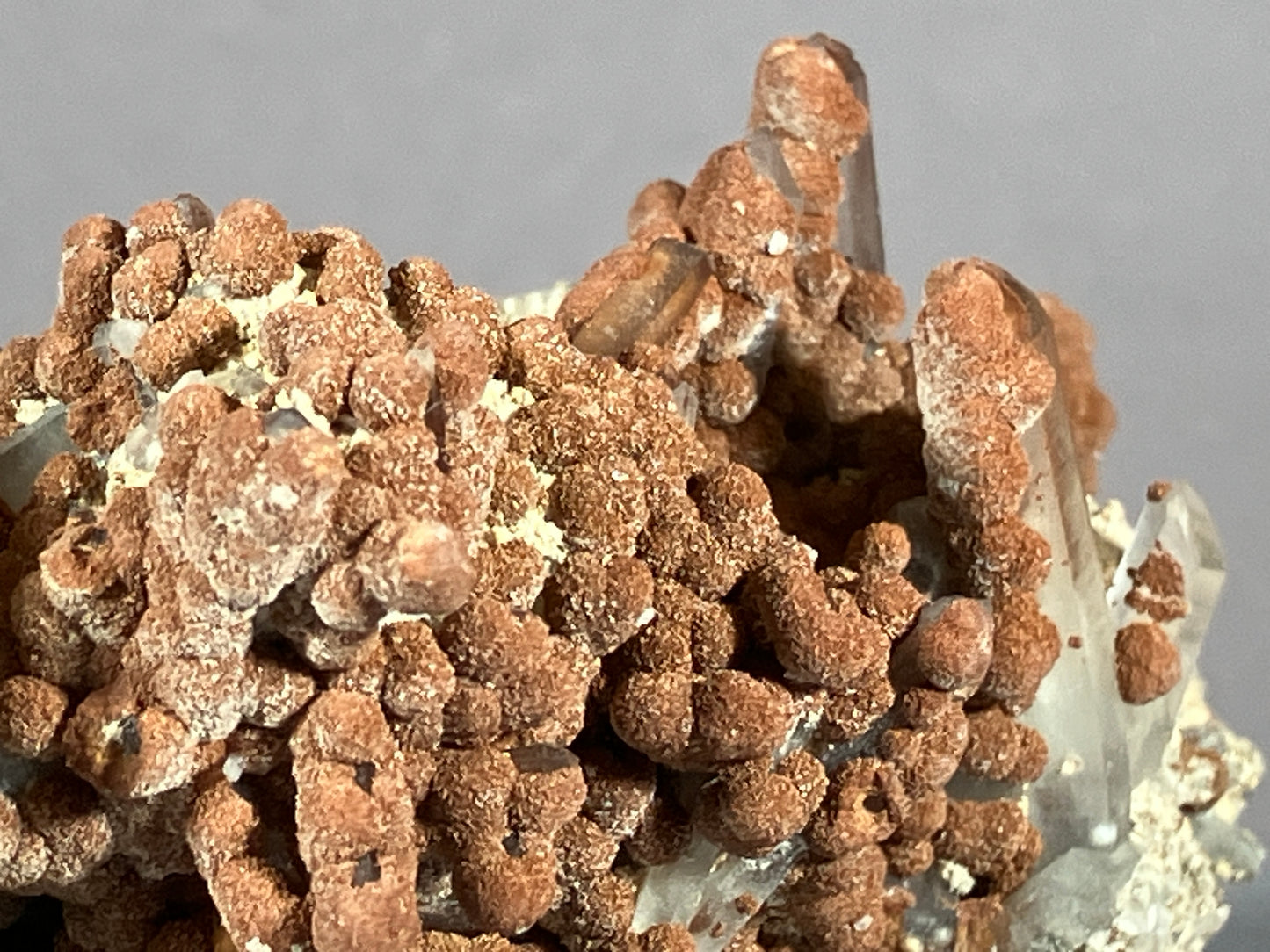 Bergkristall/Spherosiderit - Maramures/Rumänien ca. 8x5cm