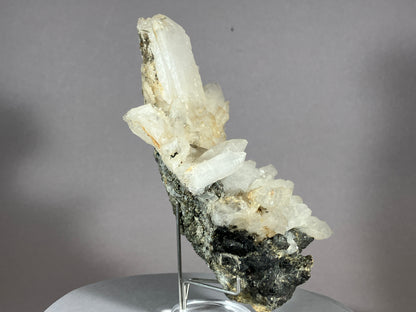 Bergkristall/Bleiglanz - Cavnic/Rumänien ca. 13,5x9cm