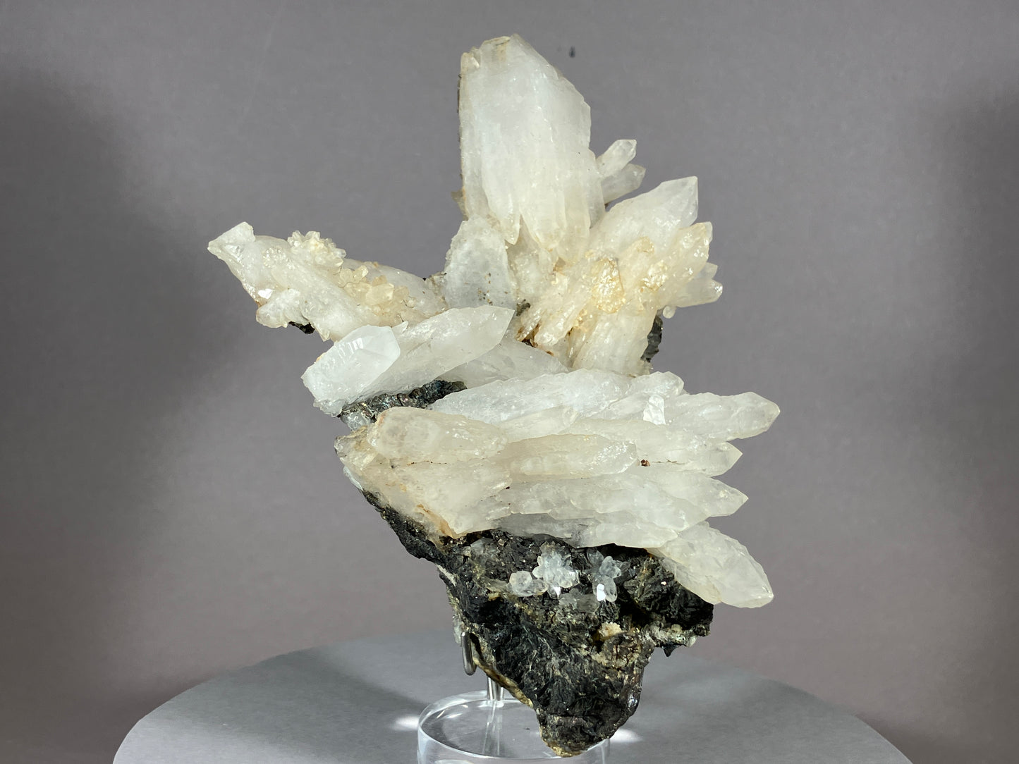 Bergkristall/Bleiglanz - Cavnic/Rumänien ca. 13,5x9cm