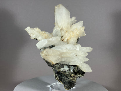 Bergkristall/Bleiglanz - Cavnic/Rumänien ca. 13,5x9cm