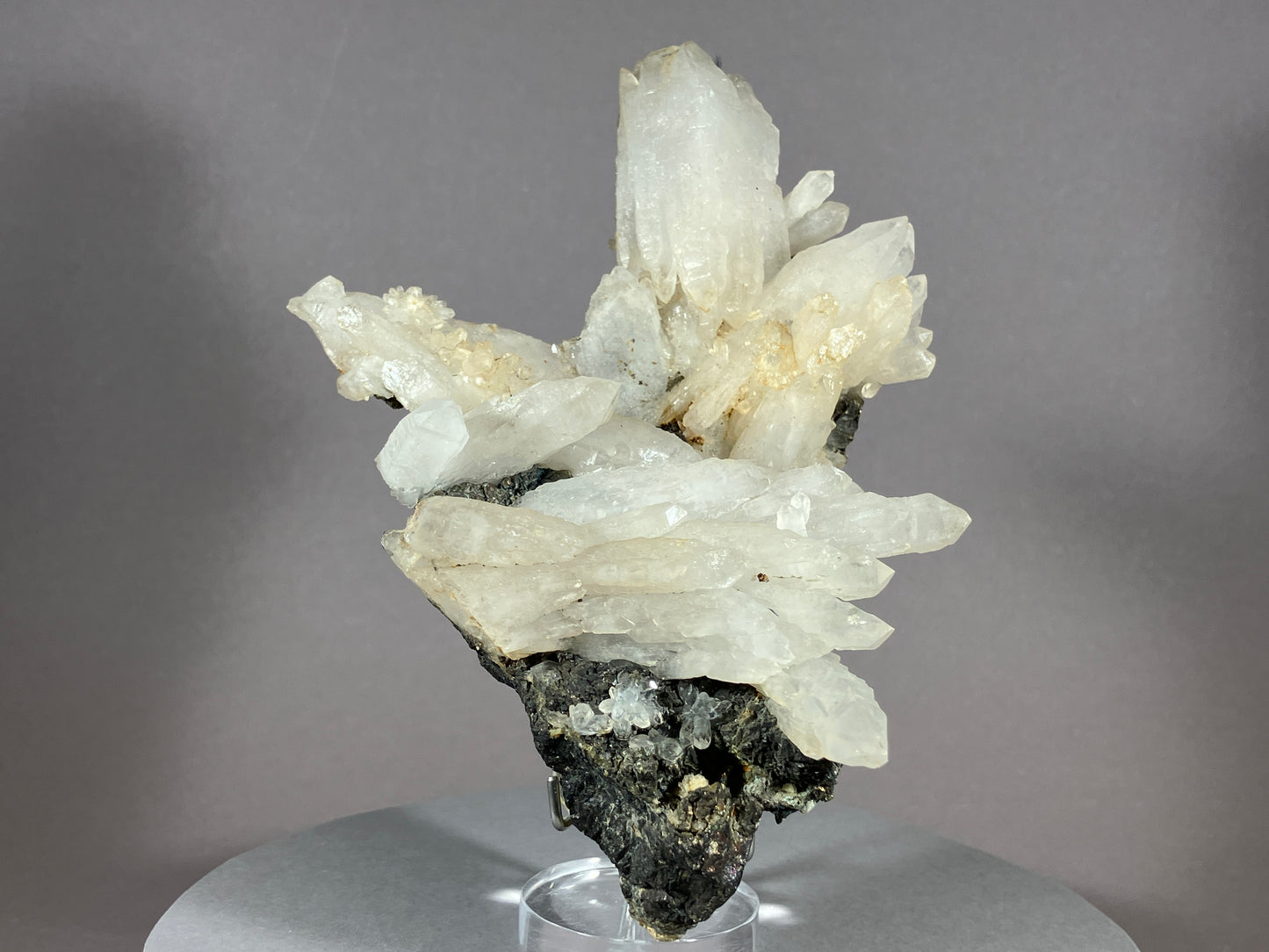 Bergkristall/Bleiglanz - Cavnic/Rumänien ca. 13,5x9cm