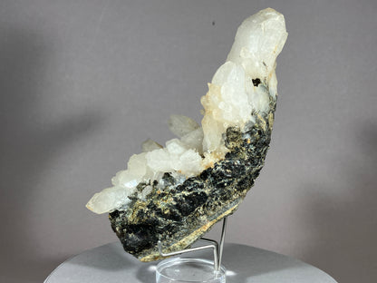 Bergkristall/Bleiglanz - Cavnic/Rumänien ca. 13,5x9cm