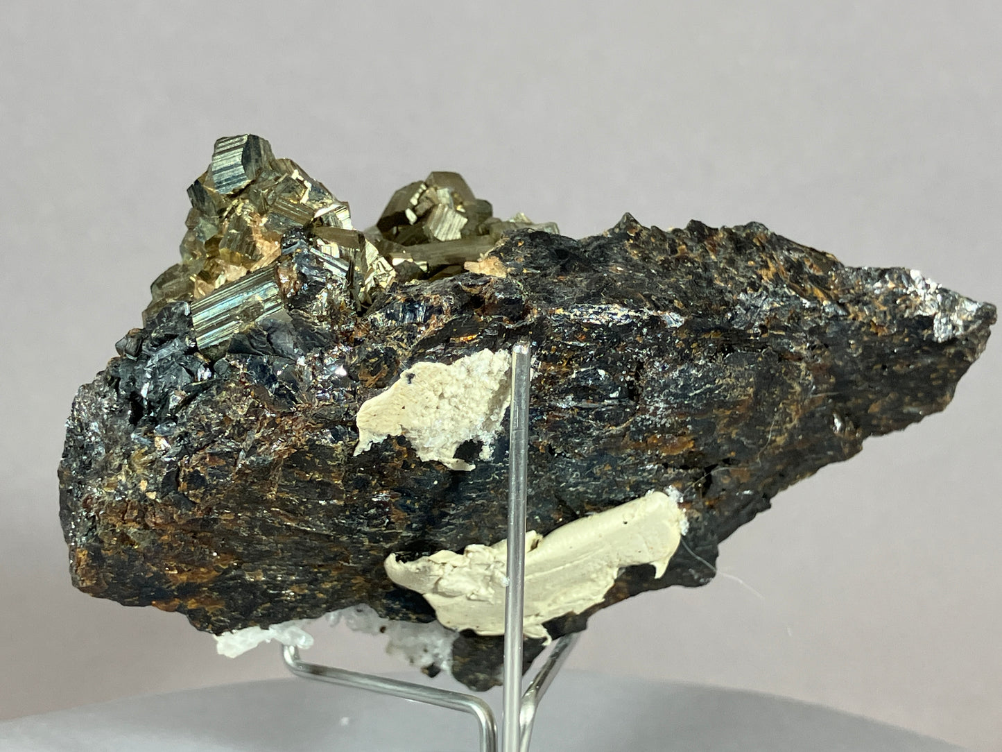 Pyrit/Zinkblende - St.Christobal/Peru ca. 9x5,5cm