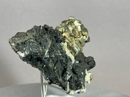 Pyrit/Zinkblende - St.Christobal/Peru ca. 9x5,5cm