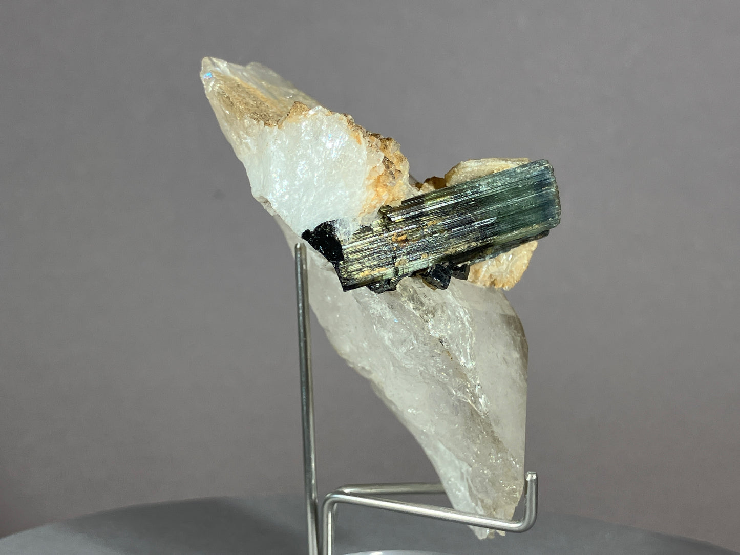 Turmalin/Quarz - Brasilien ca. 7x5cm