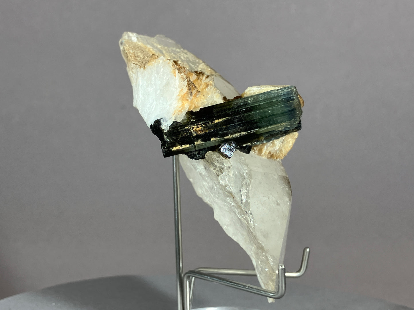 Turmalin/Quarz - Brasilien ca. 7x5cm