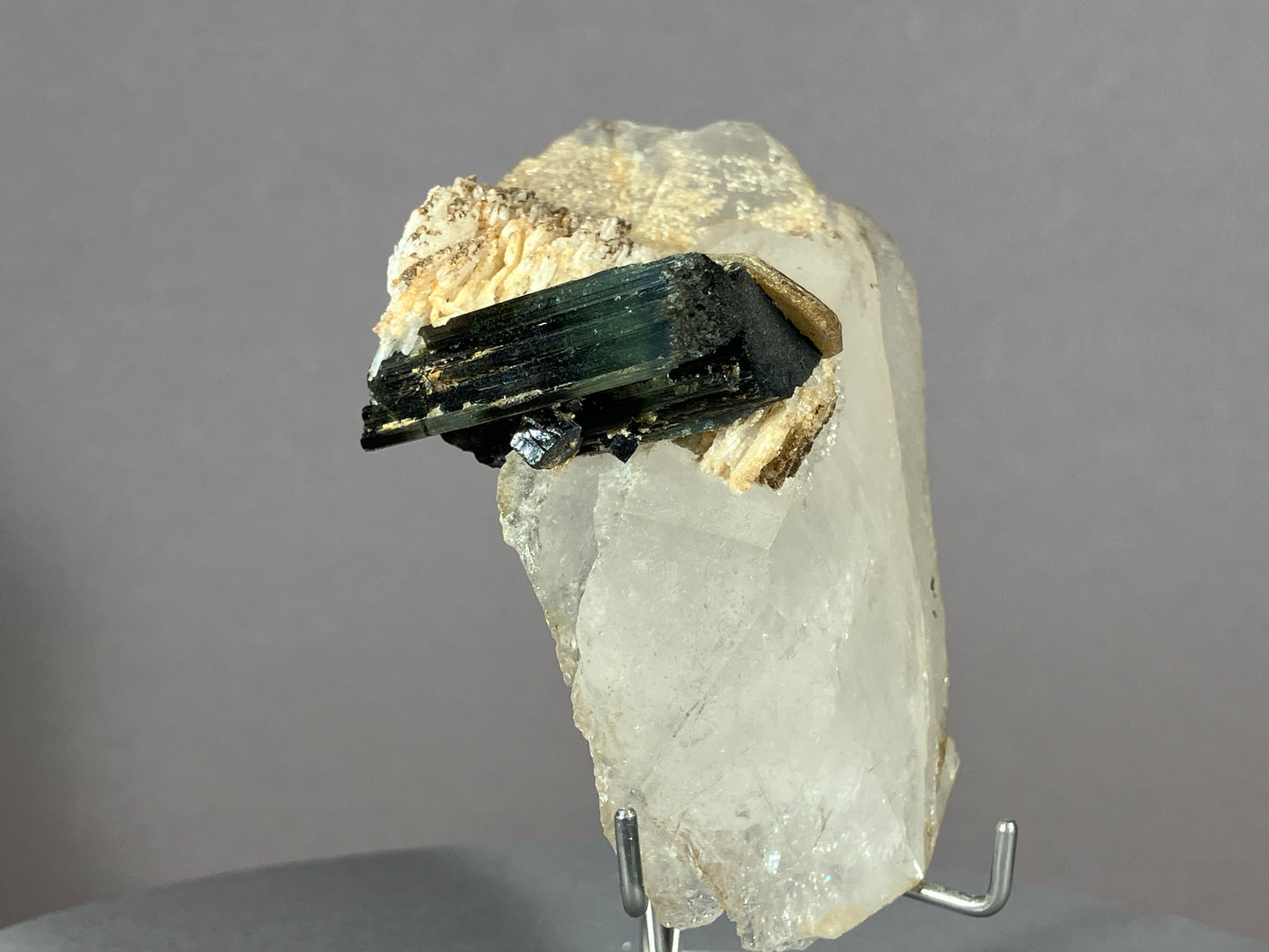 Turmalin/Quarz - Brasilien ca. 7x5cm