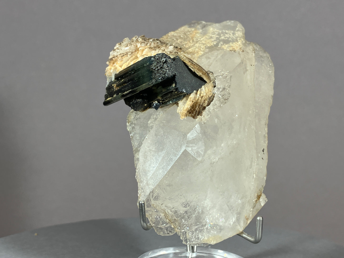 Turmalin/Quarz - Brasilien ca. 7x5cm