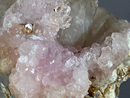 Rosenquarz - Aracuai/Brasilien ca. 13,5x9,5cm