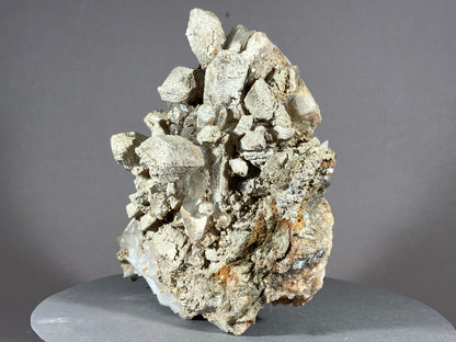 Bergkristall/Sinter/Calcit - Pfunds/Tirol ca. 11x8,5cm