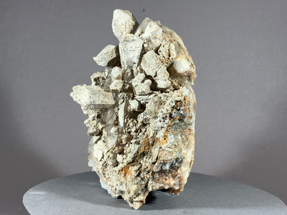 Bergkristall/Sinter/Calcit - Pfunds/Tirol ca. 11x8,5cm