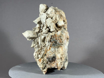 Bergkristall/Sinter/Calcit - Pfunds/Tirol ca. 11x8,5cm