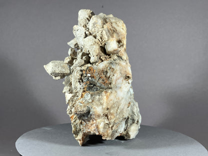 Bergkristall/Sinter/Calcit - Pfunds/Tirol ca. 11x8,5cm