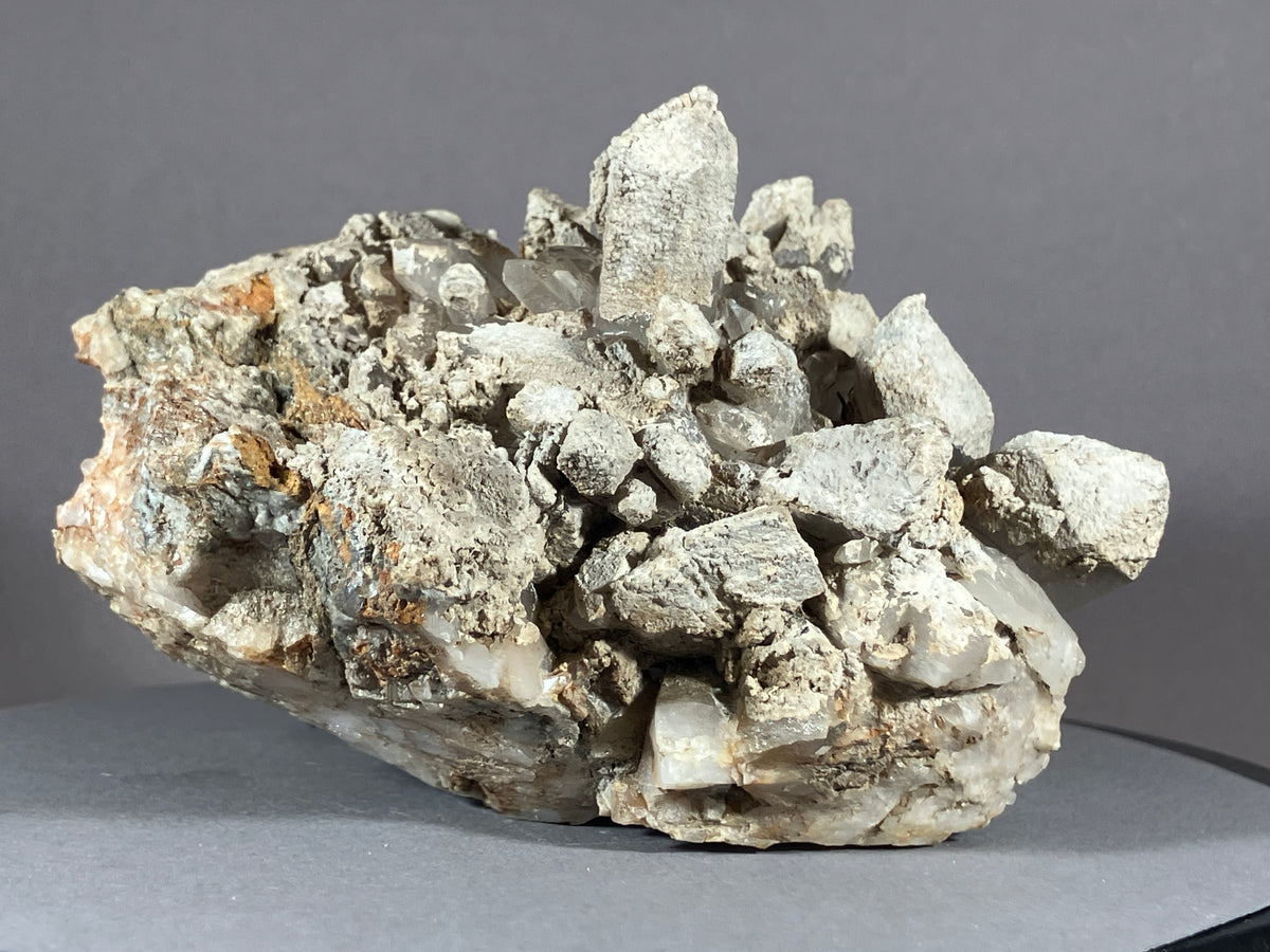 Bergkristall/Sinter/Calcit - Pfunds/Tirol ca. 11x8,5cm