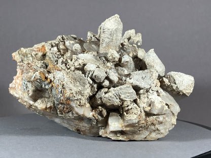 Bergkristall/Sinter/Calcit - Pfunds/Tirol ca. 11x8,5cm