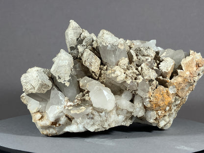 Bergkristall/Sinter/Calcit - Pfunds/Tirol ca. 11x8,5cm