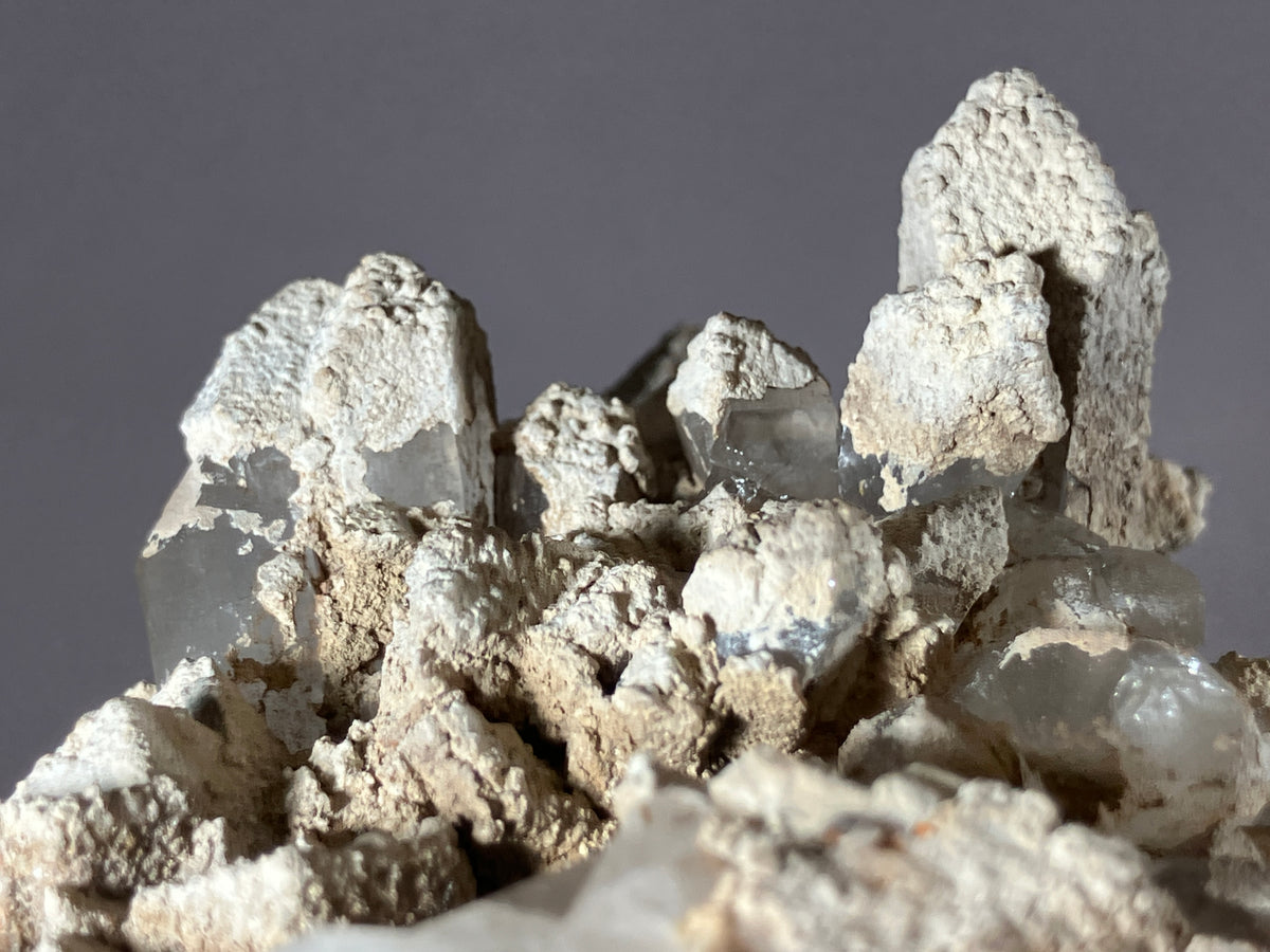 Bergkristall/Sinter/Calcit - Pfunds/Tirol ca. 11x8,5cm