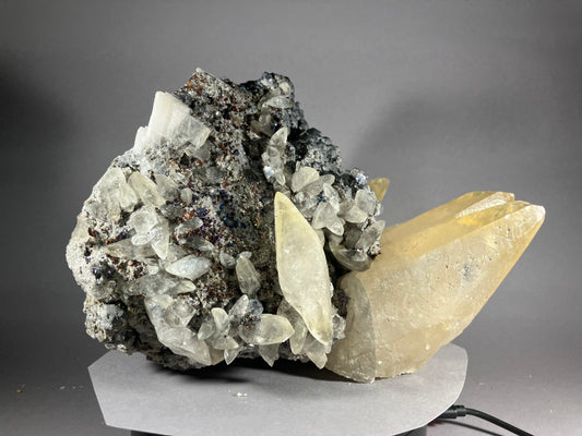 Calcit/Chalkopyrit - Sweetwater Mine ca. 16x16cm