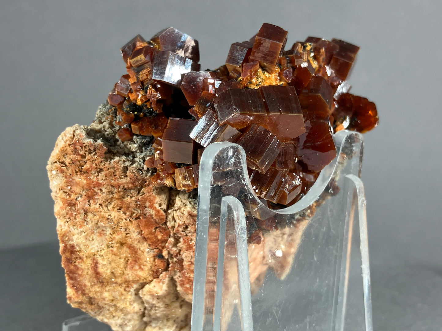 Vanadinit - Mibladen ca. 8x6,5cm