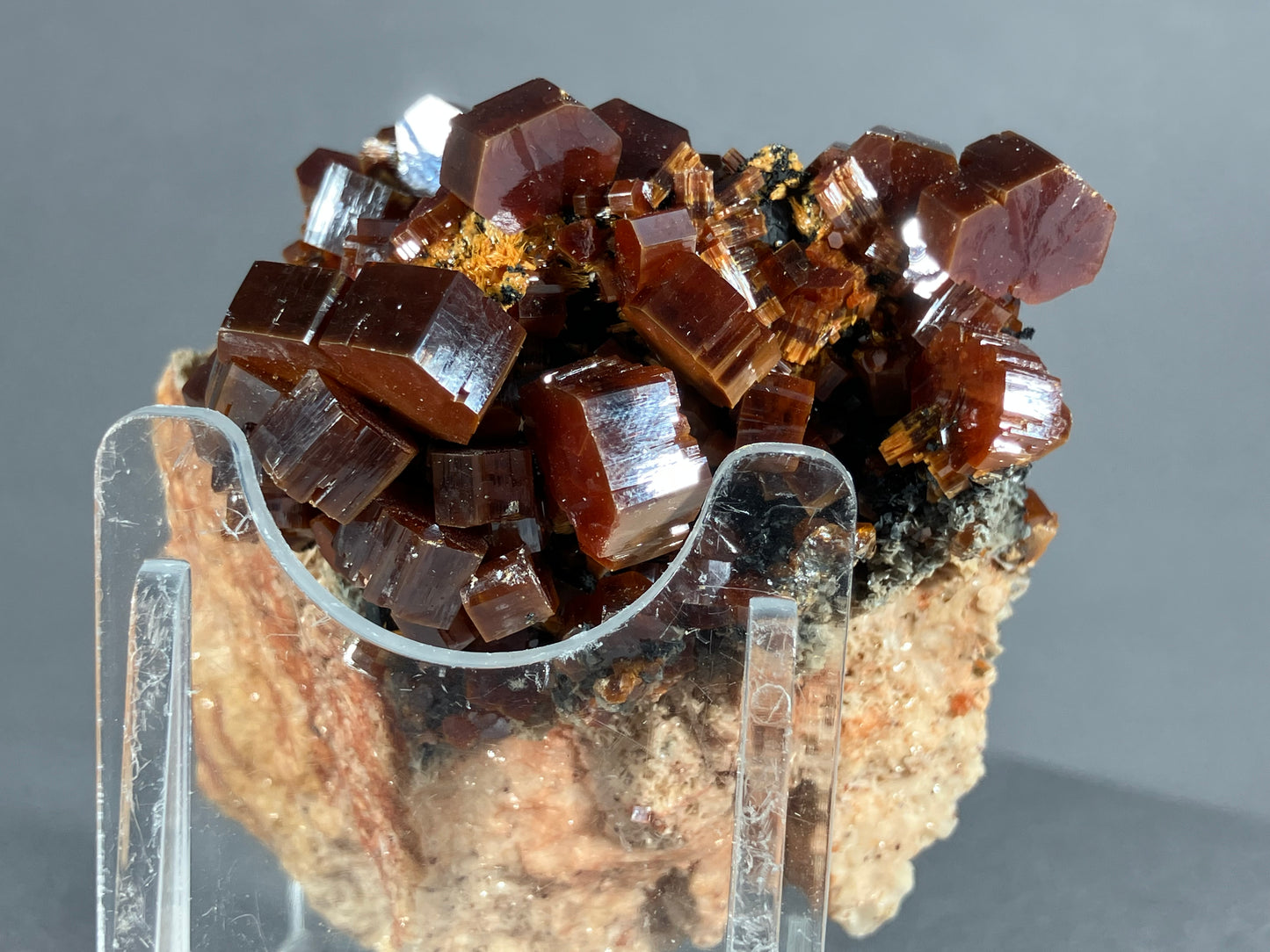 Vanadinit - Mibladen ca. 8x6,5cm