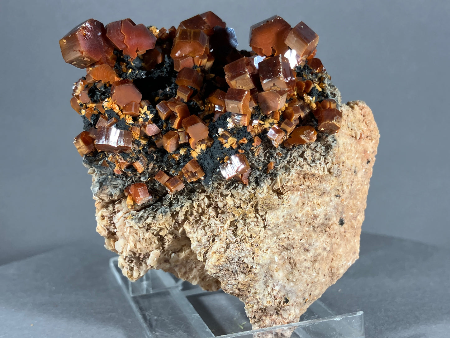 Vanadinit - Mibladen ca. 8x6,5cm