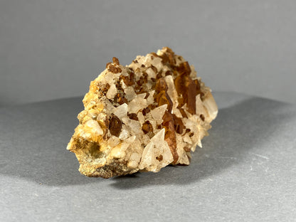 Bergkristall/Calcit - Fendels ca. 8,5x3,5cm