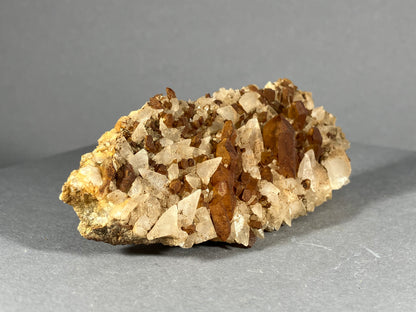 Bergkristall/Calcit - Fendels ca. 8,5x3,5cm