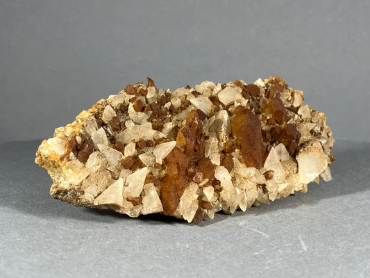 Bergkristall/Calcit - Fendels ca. 8,5x3,5cm