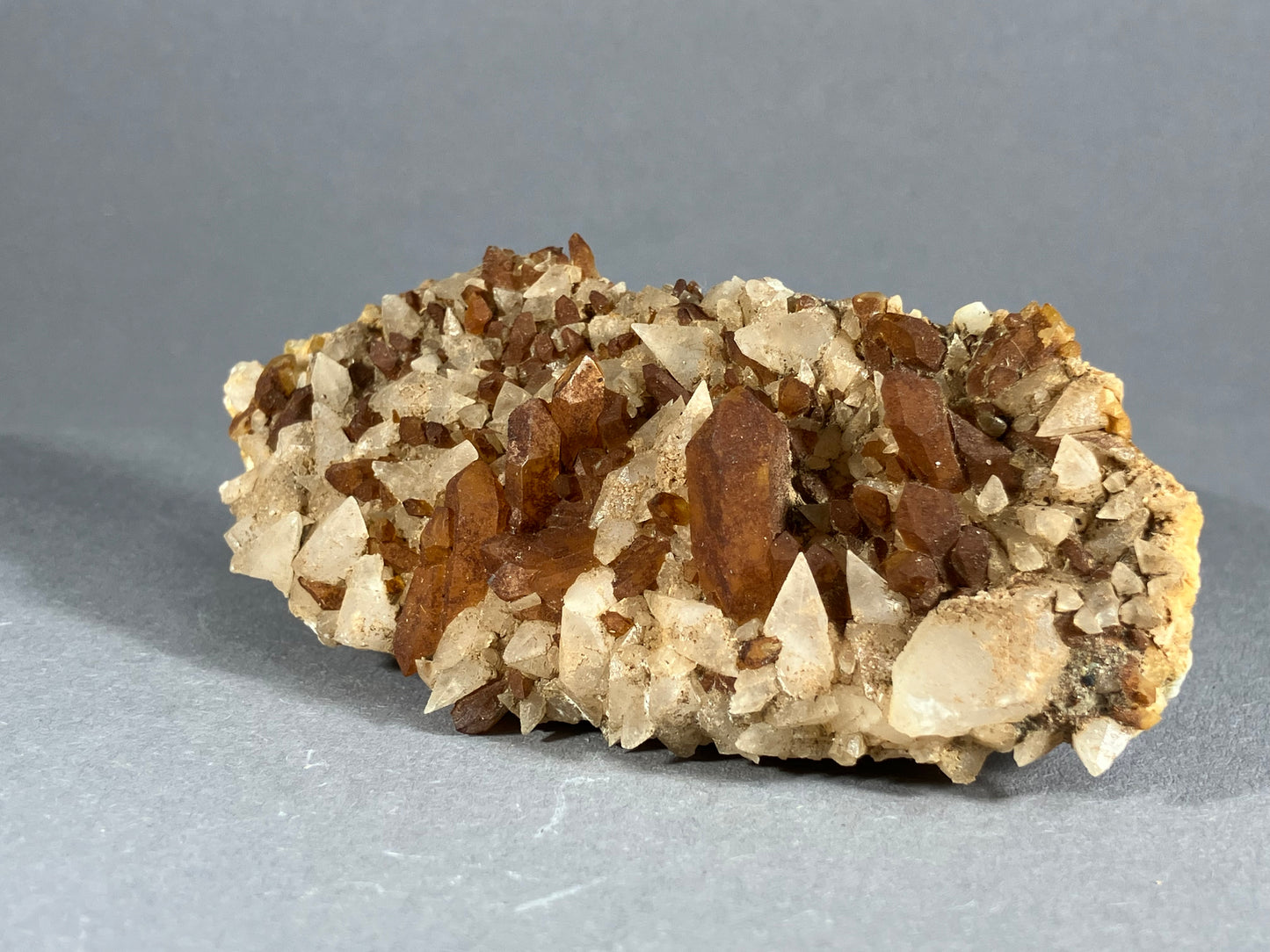 Bergkristall/Calcit - Fendels ca. 8,5x3,5cm