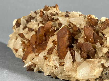 Bergkristall/Calcit - Fendels ca. 8,5x3,5cm