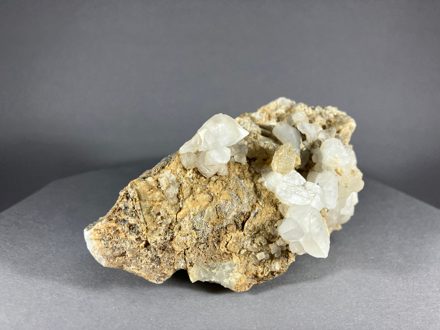 Bergkristall/Calcit - Ischgl ca. 9,5x6cm