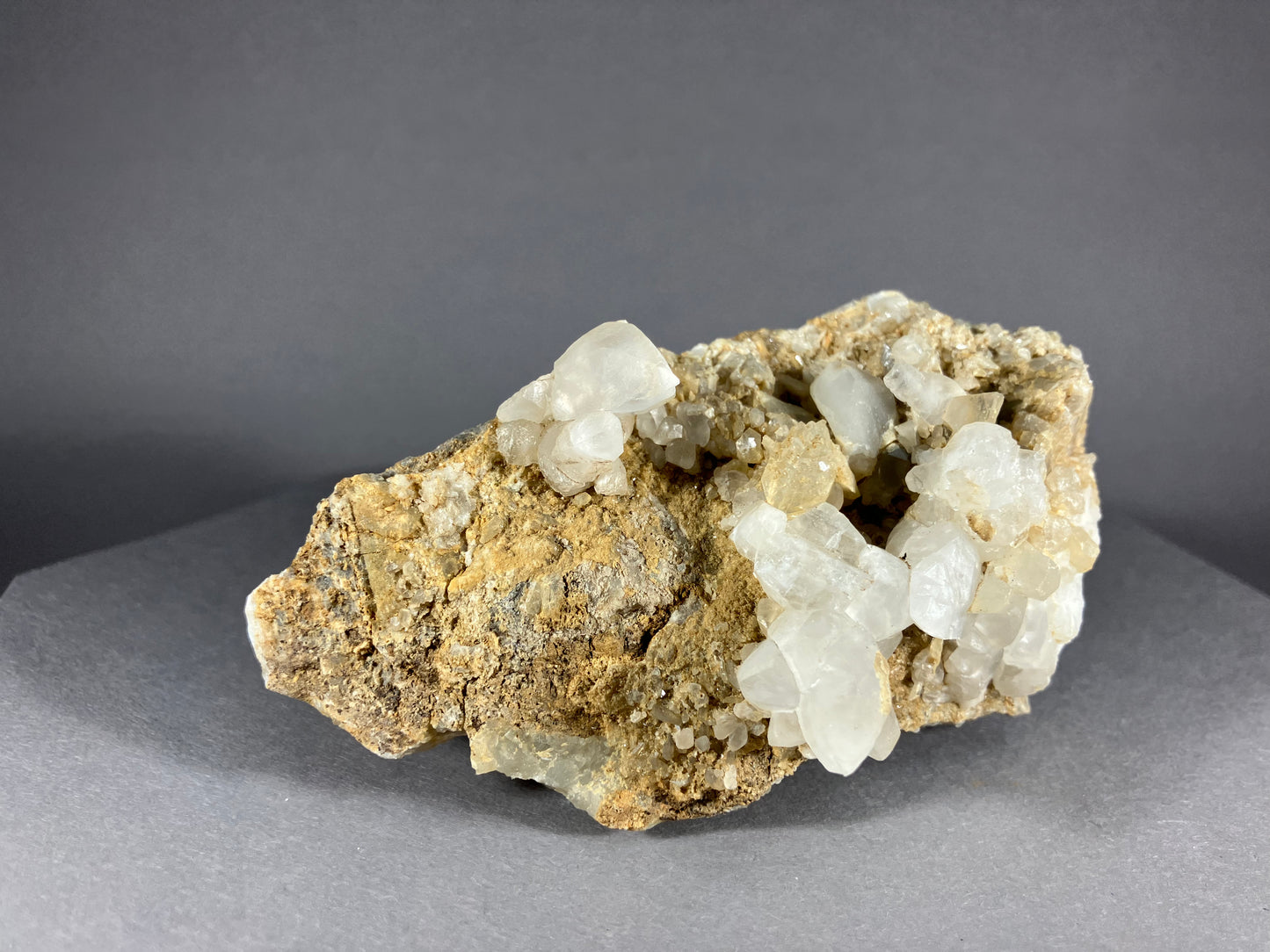 Bergkristall/Calcit - Ischgl ca. 9,5x6cm